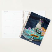 Franse Bulldog Halloween Truck Scary Night Planner (Display)