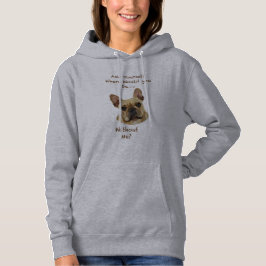 Franse bulldog Hand getrokken digitale kunst Hoodie