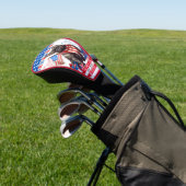 Franse Bulldog Happy 4th van juli Amerika Patriott Golfheadcover (Insitu)