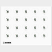 Franse bulldog hart sticker (Vel)