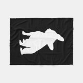 Franse Bulldog Head Tilt Apparel, Frenchie Head Fleece Deken (Voorkant (Horizontaal))