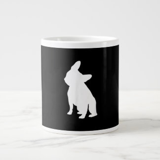 Franse Bulldog Head Tilt Apparel, Frenchie Head Grote Koffiekop