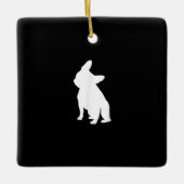 Franse Bulldog Head Tilt Apparel, Frenchie Head Keramisch Ornament (Voorkant)