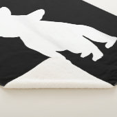 Franse Bulldog Head Tilt Apparel, Frenchie Head Sherpa Deken (3/4)