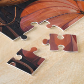 Franse Bulldog Herfst Oogst Thanksgiving Legpuzzel (Zijkant)