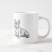Franse Bulldog hoeft niet te wokken Grote Koffiekop (Rechts)