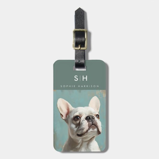 Franse Bulldog Hond Bagage Labels (Voorkant verticaal)