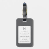 Franse Bulldog Hond Bagage Labels (Achterkant verticaal)