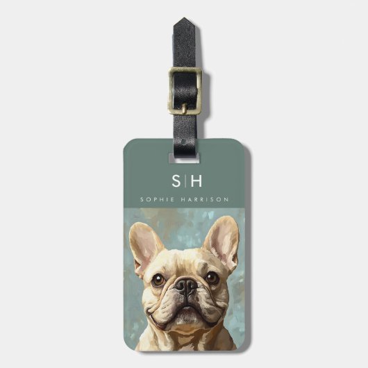 Franse Bulldog Hond Bagage Labels (Voorkant verticaal)