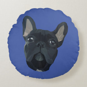 Franse Bulldog Hond Huisdier Dier Rond Kussen
