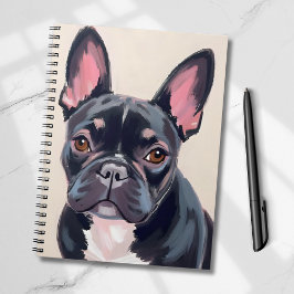 Franse Bulldog | Hond Huisdier Schilderij Notitieboek