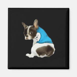 Franse-bulldog Hond Ik Hou Van Moeder Tattoo Frans Magneet