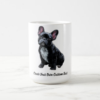 Franse Bulldog Hond Maak Je Eigen Tekst  Koffiemok