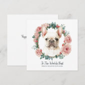 Franse Bulldog Hond Moeder Moederdag Feestdagenkaart (Voorkant / Achterkant)