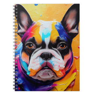 Franse Bulldog hond Pet Leuk Schattig Dierenbedrij Notitieboek