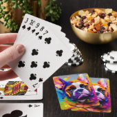 Franse Bulldog hond Pet Leuk Schattig Dierenbedrij Pokerkaarten (Insitu)