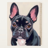 Franse Bulldog | Hond Schilderij Planner (Achterkant)