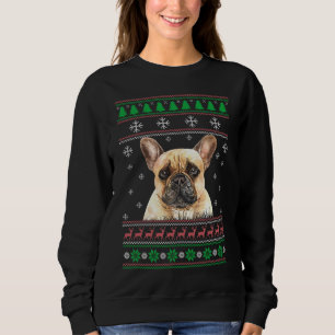 Franse Bulldog Hondenliefhebber Lelijke Kersttrui Trui