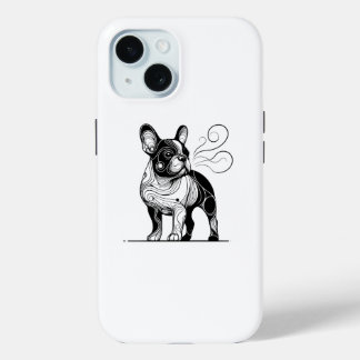 Franse Bulldog - Hondenliefhebbers iPhone 15 Case