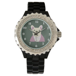 Franse Bulldog Horloge