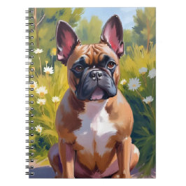 Franse Bulldog Huisschilderij Hondenkunst Notitieboek