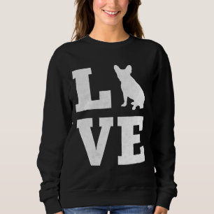 Franse Bulldog I Love French Bulldog Trui