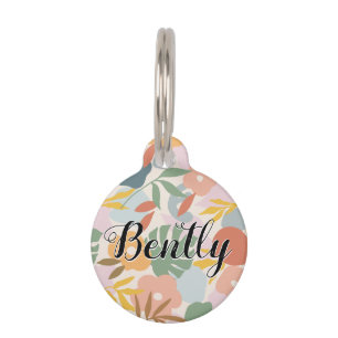 Franse Bulldog ID Label met hart Huisdierpenning