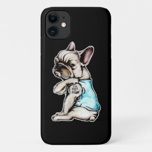 Franse Bulldog Ik ben geen pugs Gift Case-Mate iPhone Case