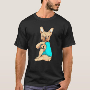 Franse Bulldog Ik hou van mam Apparel Dog Mam Wome T-shirt
