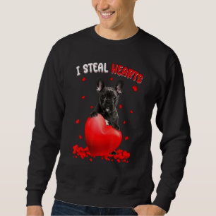 Franse Bulldog Ik Steel Harten Knuffel Hond Hart V Trui