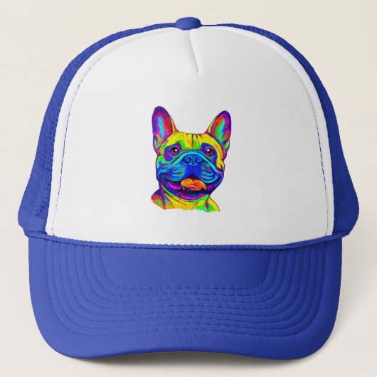 Franse Bulldog in Colors Trucker Pet (Voorkant)