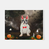Franse Bulldog in Halloween Deurmat (Voorkant)