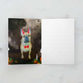 Franse Bulldog in Halloween-kostuum Kaart (Binnen)