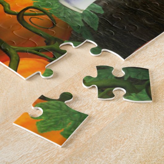 Franse Bulldog in Halloween kostuum Legpuzzel (Zijkant)