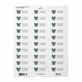 Franse Bulldog in Hawaiaanse Top Etiket (Full Sheet)