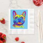 Franse Bulldog in kleur Servet (Insitu)