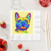 Franse Bulldog in kleur Servetten (Insitu)