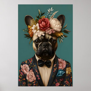 Franse Bulldog in Pak Poster, Franse Bulldog Poster