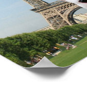 Franse bulldog in Parijs Poster (Hoek)