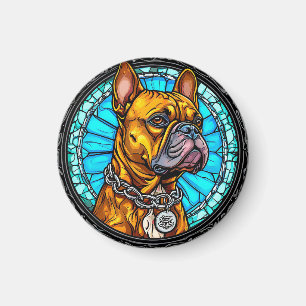 Franse Bulldog in Sierlijk Ontwerp Magneet