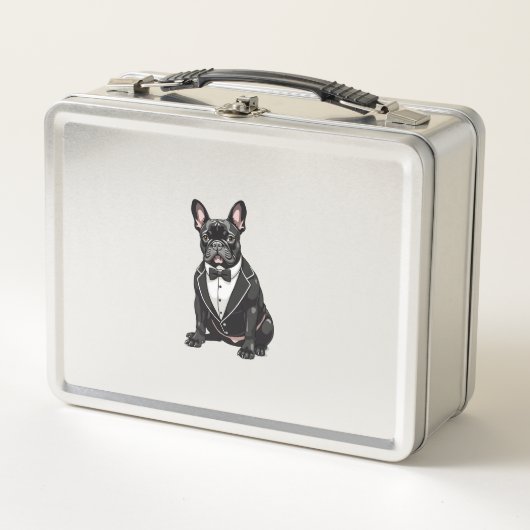 Franse Bulldog in smoking (Voorkant)
