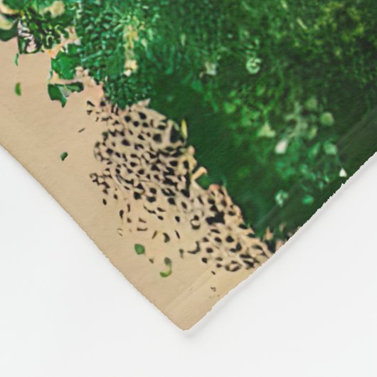 Franse Bulldog in St. Patrick's Day Dress Fleece Deken (Hoek)