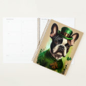 Franse Bulldog in St. Patrick's Day Dress Planner (Display)