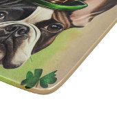 Franse Bulldog in St. Patrick's Day Dress Snijplank (Hoek)