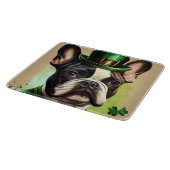 Franse Bulldog in St. Patrick's Day Dress Snijplank (Hoek)