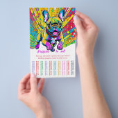 Franse Bulldog in uw huis Flyer (Hand)