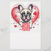 Franse Bulldog in uw huis Flyer (Achterkant)
