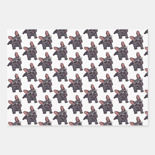 franse bulldog inpakpapier . vel (Voorkant 2)