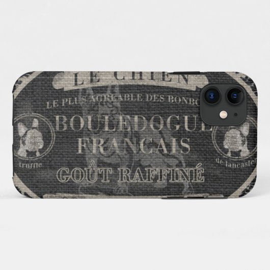 Franse Bulldog iPhone Case (Achterkant (horizontaal))
