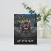 Franse Bulldog Kaart om beter te worden (Staand voorkant)